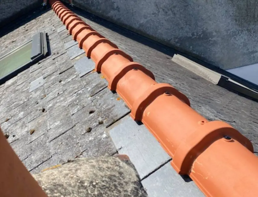 Chantier de couverture réalisé par LP Couverture